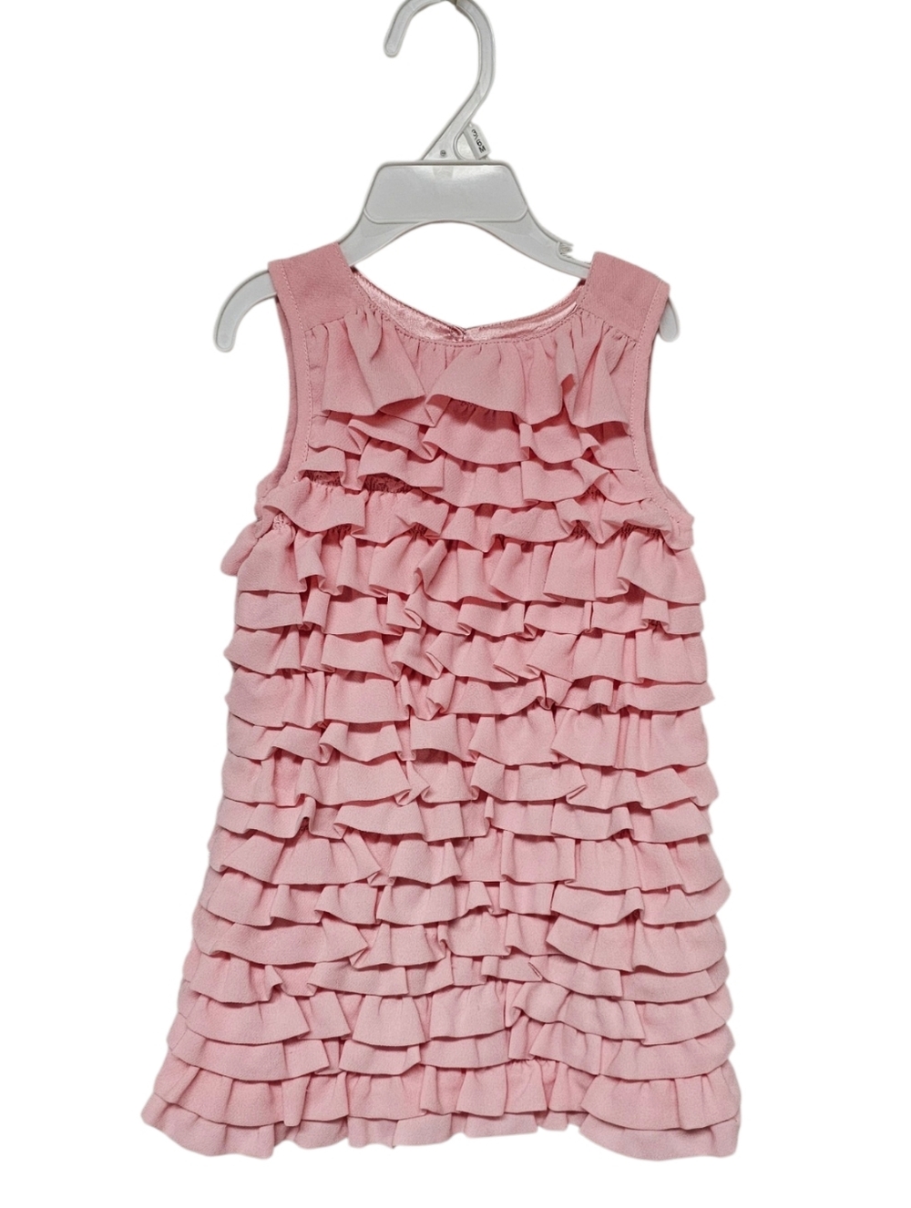 Joe Fresh Pink Ruffle Tiered Sleeveless Dress for Girls